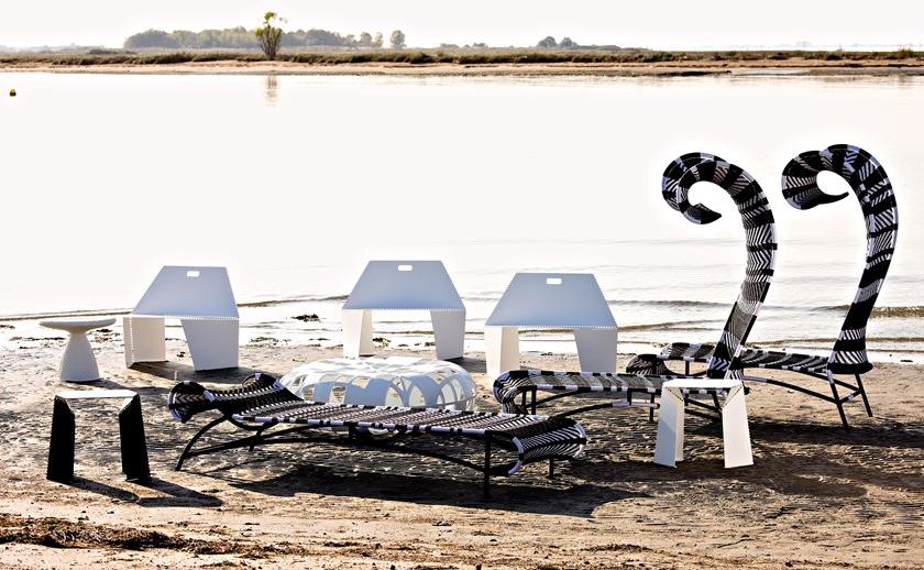 Moroso Садовая кушетка из цветных полиэтиленовых нитей M'afrique sun-id-1381407 - Вид №9