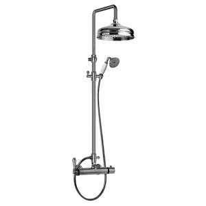 Смеситель для душа с термостатом ½" настенный JOERGER Delphi Deco