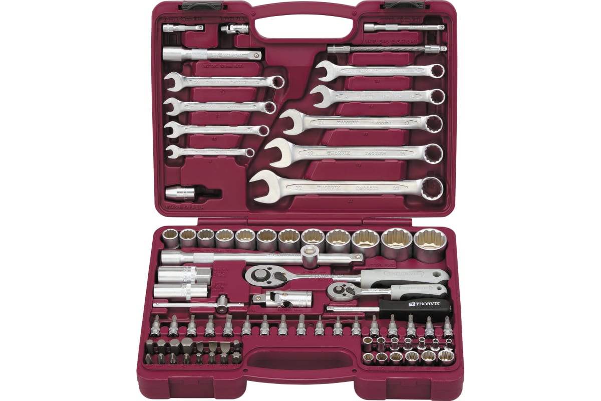 Набор инструментов Thorvik UTS0082/12 9086614 STDN-0059471 - Вид №1