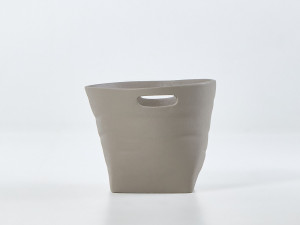 Перерабатываемый двухкомпонентный садовый горшок из смолы