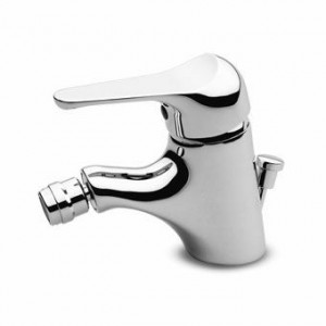 Z1933P Смеситель для биде, однорычажный, с аэратором, сливом 1 1/4 ", гибкими соединениями. Zucchetti Zetamix 1900