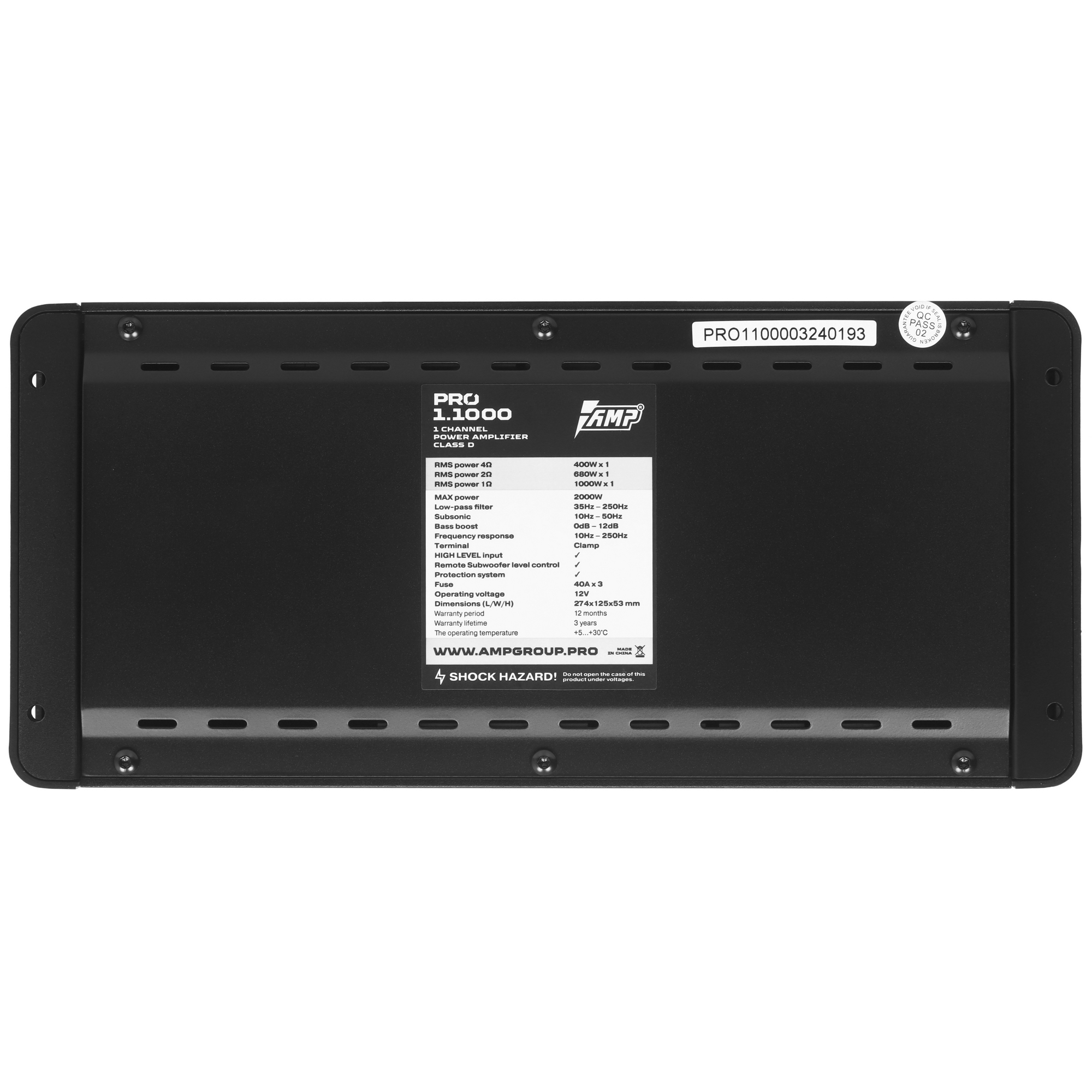 5466659 Усилитель AMP PRO 1.1000 STDN-0067449 - Вид №5