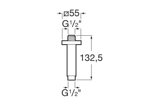 Металлический потолочный душ Roca Raindream ARCH-00143119 - Вид №1