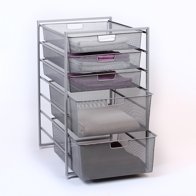 Корзина мелкосетчатая , 555x410x85 мм, серый LJPS0411 Public Steel Россия  - Вид №3