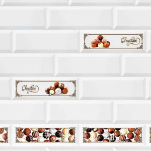Кухонный фартук АБС Stella Light Керамика Choko 600*3000*0,75мм STSR-1016