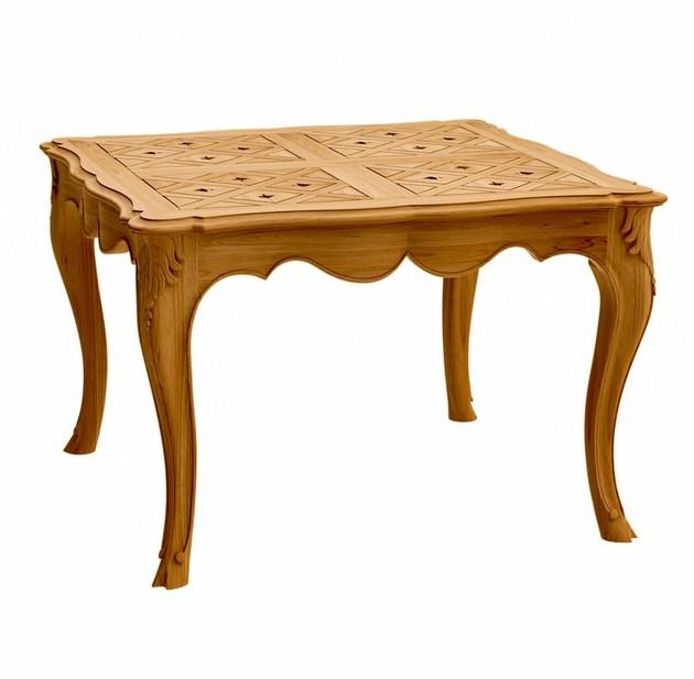 ASTELLO Прямоугольный садовый стол из тика Fleur de lys sun-id-1479802 - Вид №1