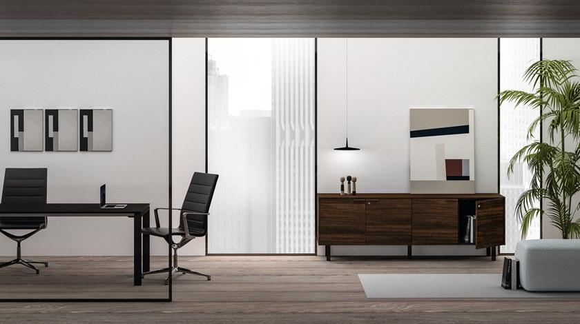 Bralco Низкий офисный ящик для хранения из дерева с замком sun-id-1461598 - Вид №1