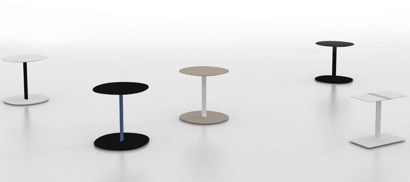 Viccarbe Низкий лакированный журнальный столик из мдф Serra Se50 - Вид №1