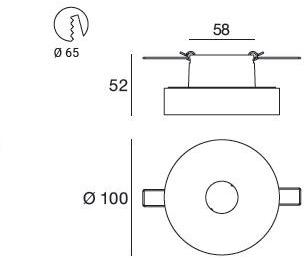 Linea Light Group Круглый светодиодный точечный светильник из алюминия и стекла sun-id-1470949 - Вид №3