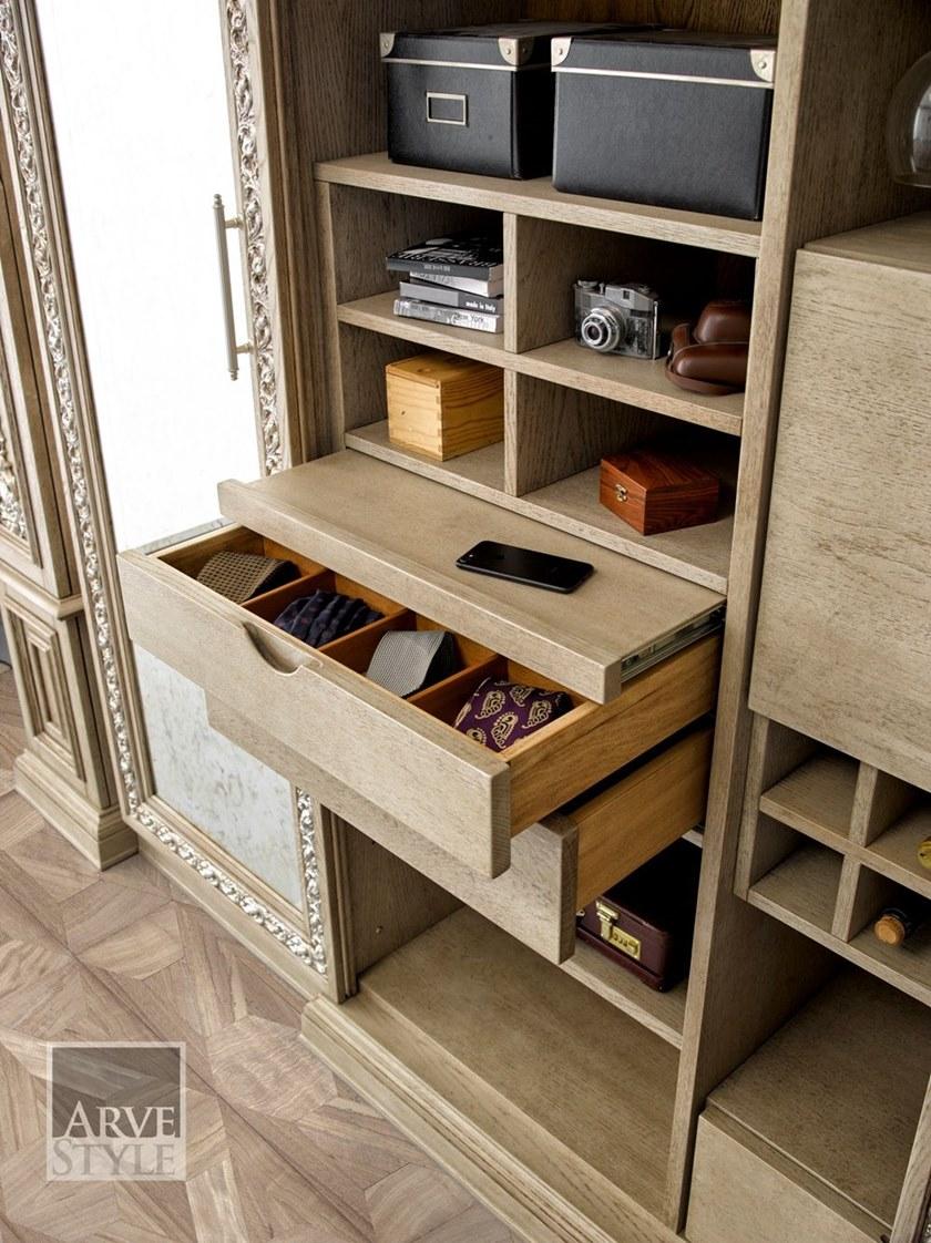 Arvestyle Настенный книжный шкаф из дерева с подсветкой Giulio As-1800 - Вид №3