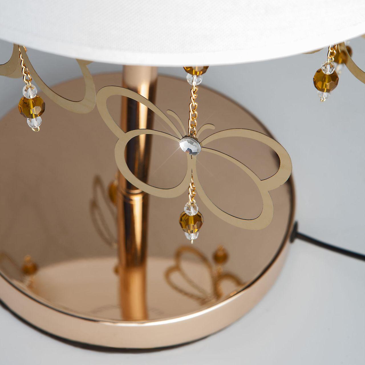 Настольная лампа Bogates Papillon 01095/1 BOGATES КЛАССИЧЕСКИЕ 194859 Белый;золото  - Вид №1