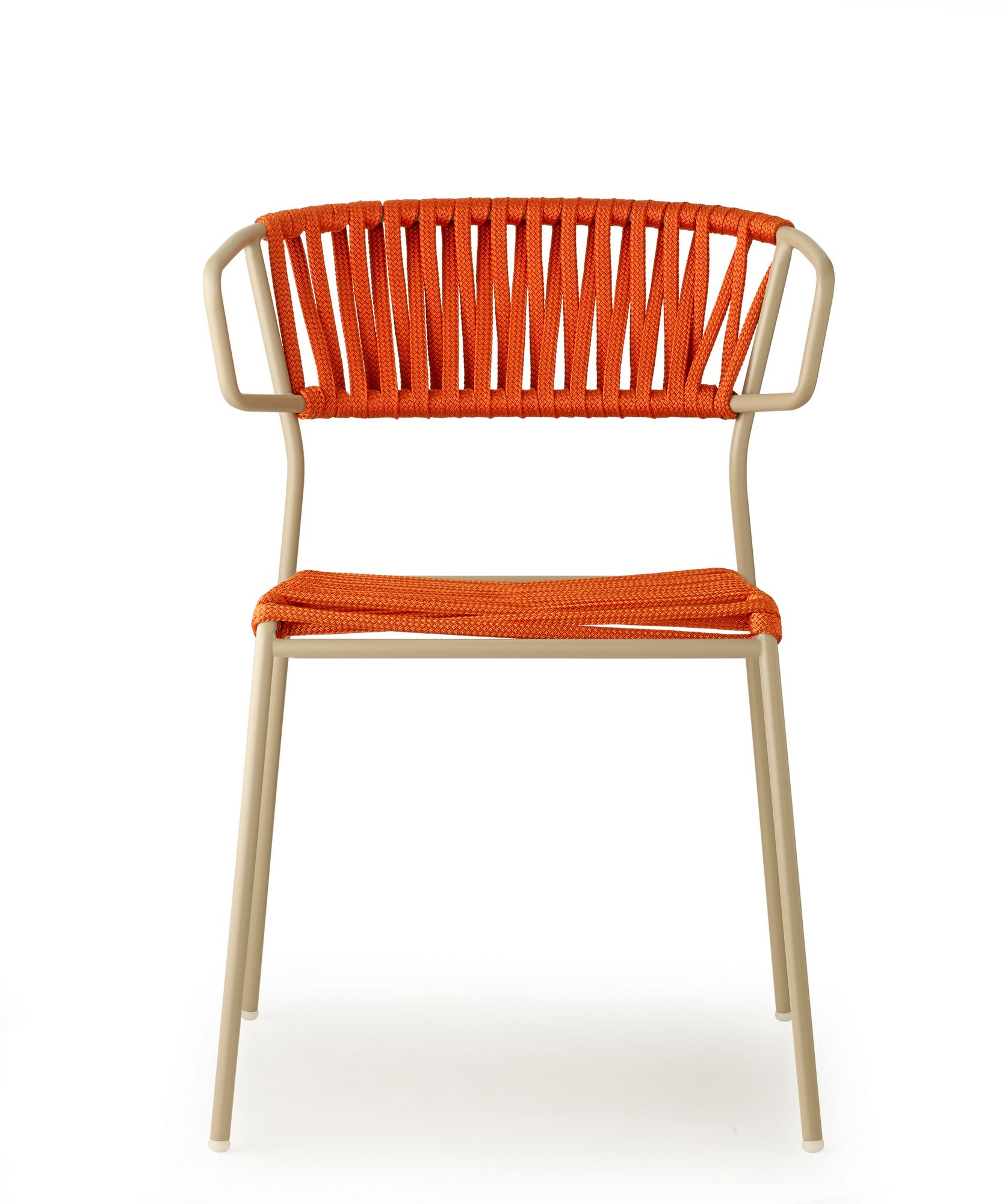 Открытый стальной стул и плетеный морской канат S-CAB Лиза ARCH-00078024 - Вид №3