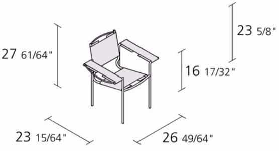 Alias Штабелируемое садовое кресло с подлокотниками Green sun-id-1425939 - Вид №1