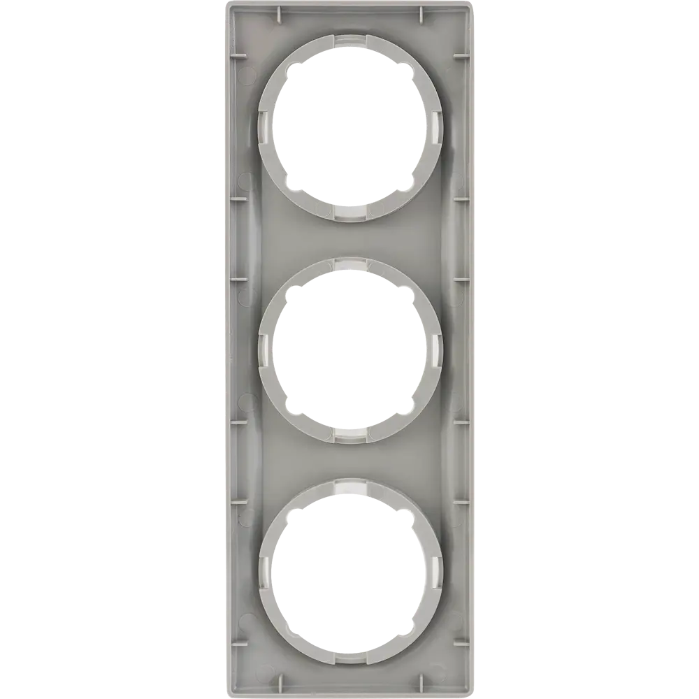 Рамка Florence OneKeyElectro на 3 поста в сером цвете 82127047 STLM-0019932 - Вид №2