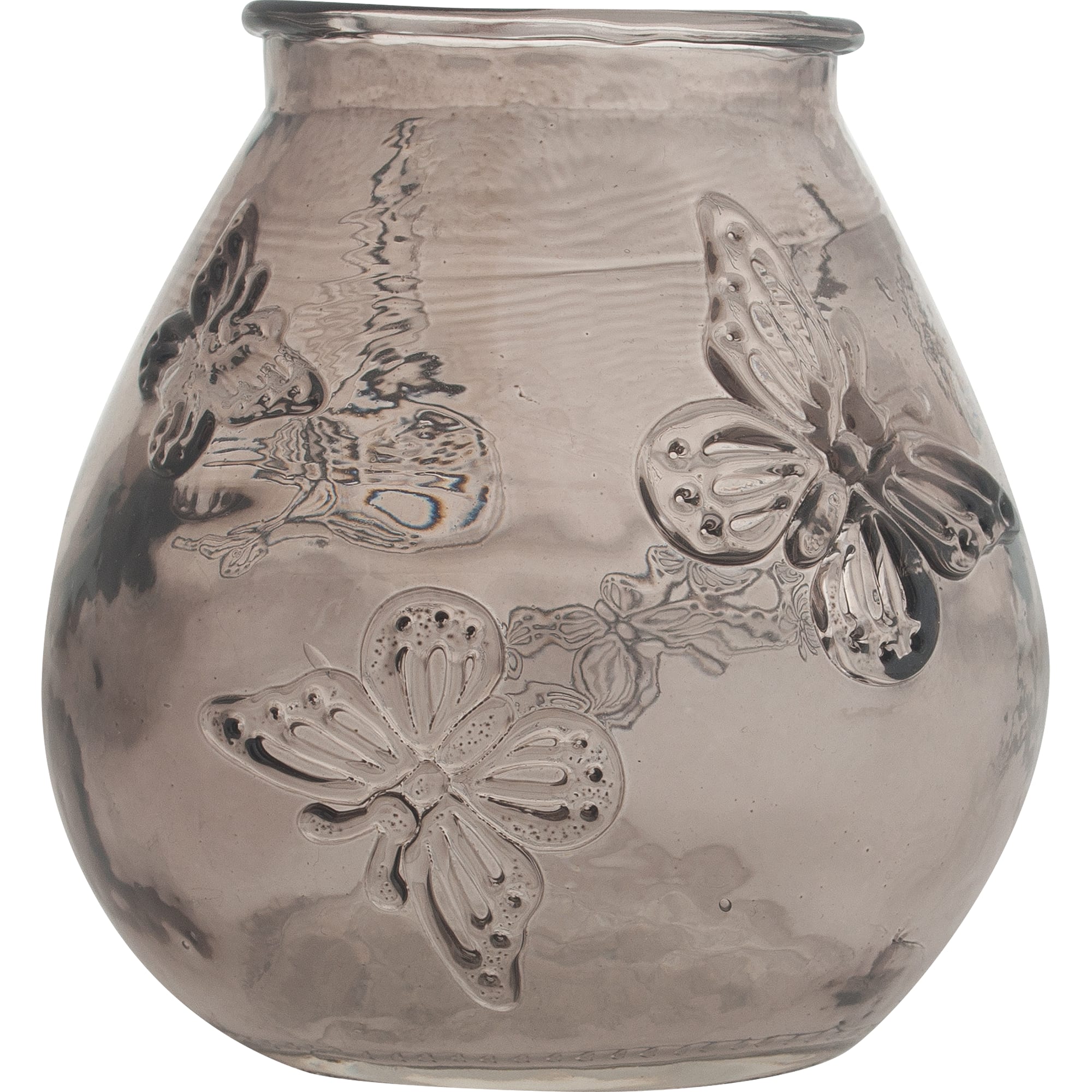 82223434 Подсвечник «Бабочки», цвет прозрачный дымчатый Santreyd 