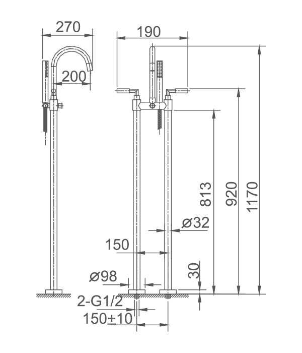 FT0396 Смеситель SSWW  - Вид №2