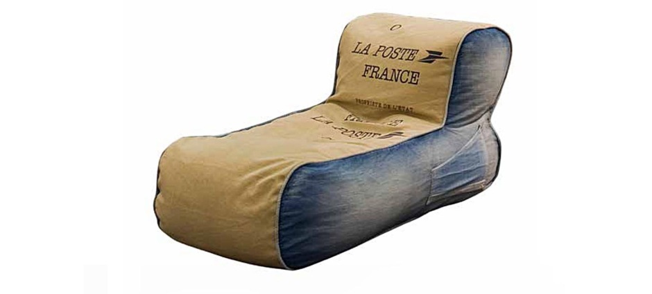 006623 Пуф Sand Blue Contradiction Jeans Santreyd - Вид №1