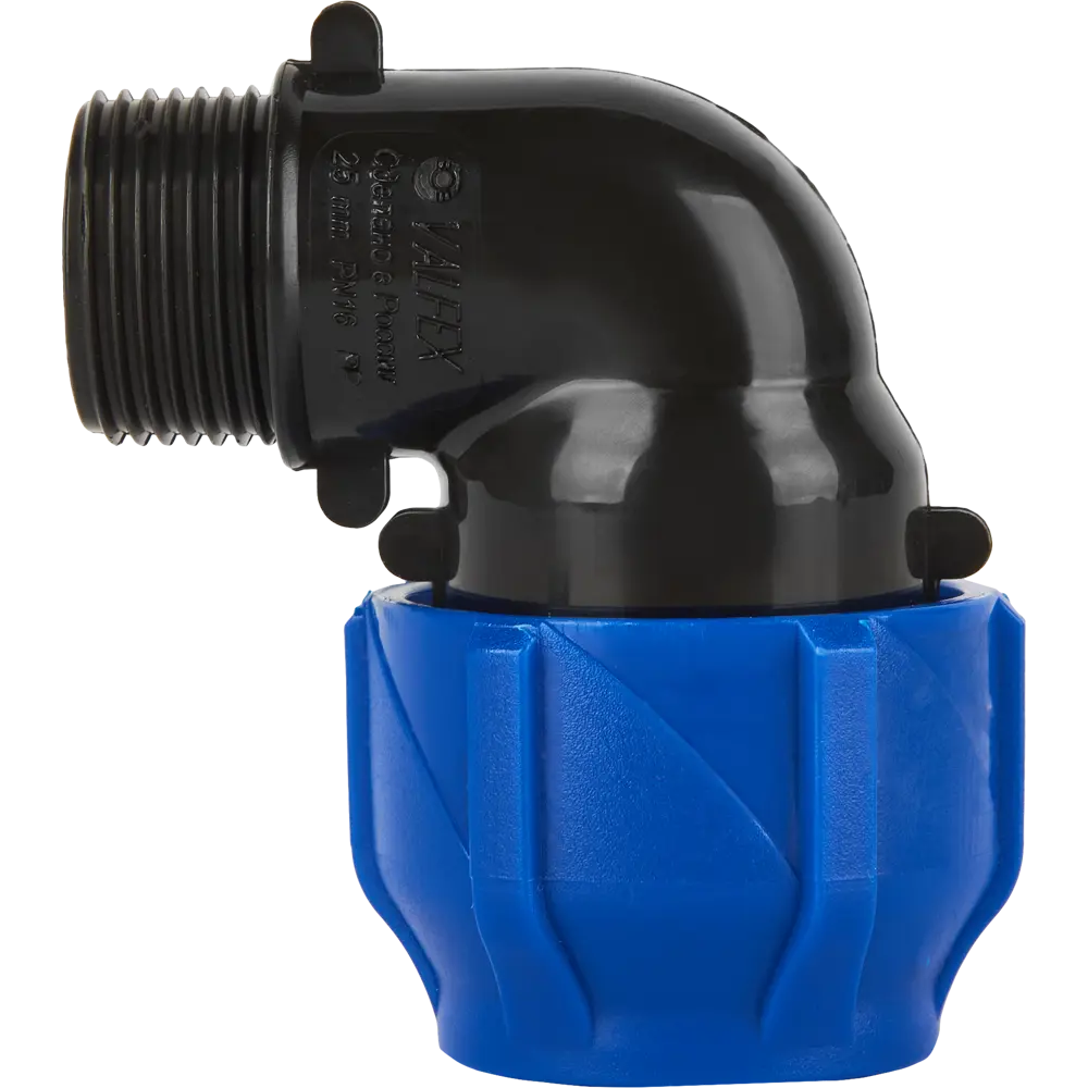 Отвод комбинированный 90° ПНД Valfex 3/4"x25 мм НР 1210012425034 89106794 STLM-2150523  - Вид №1
