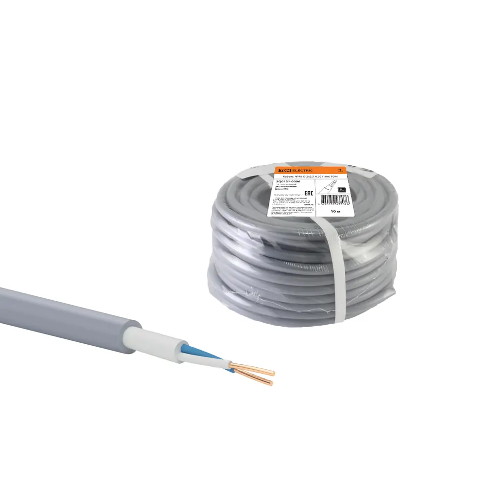 Кабель Tdm Electric NYM 2x2.5 10 м ГОСТ цвет серый STLM-2172369 - Вид №2