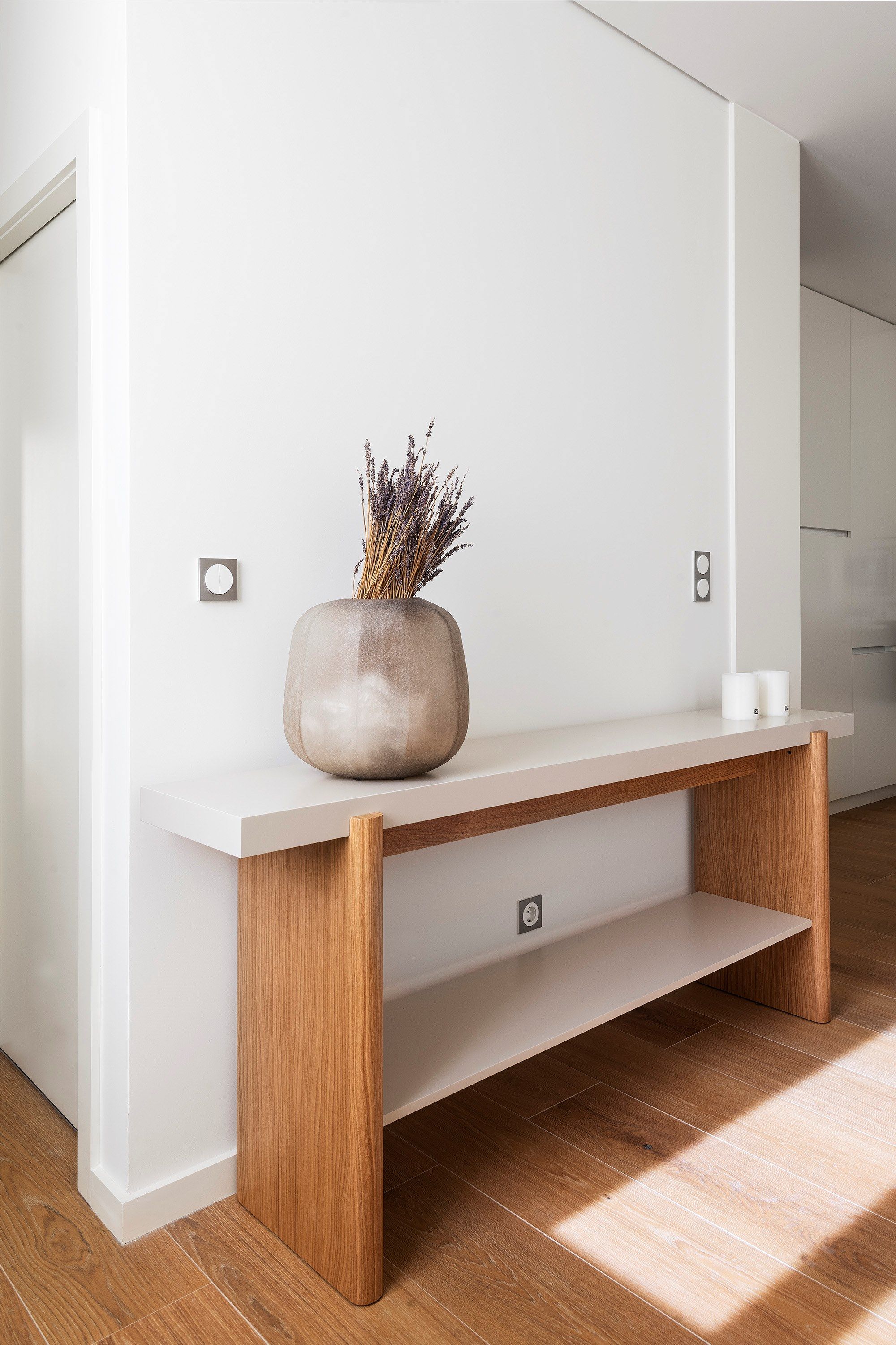 Прямоугольная консоль из грецкого ореха Stylish Club Natur ARCH-00142230 - Вид №7