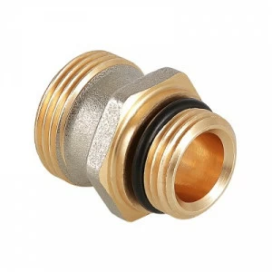 VTr.580.NEI.040E Ниппель для коллекторного блока, под расходомер Valtec 1/2 х 3/4", "евроконус"