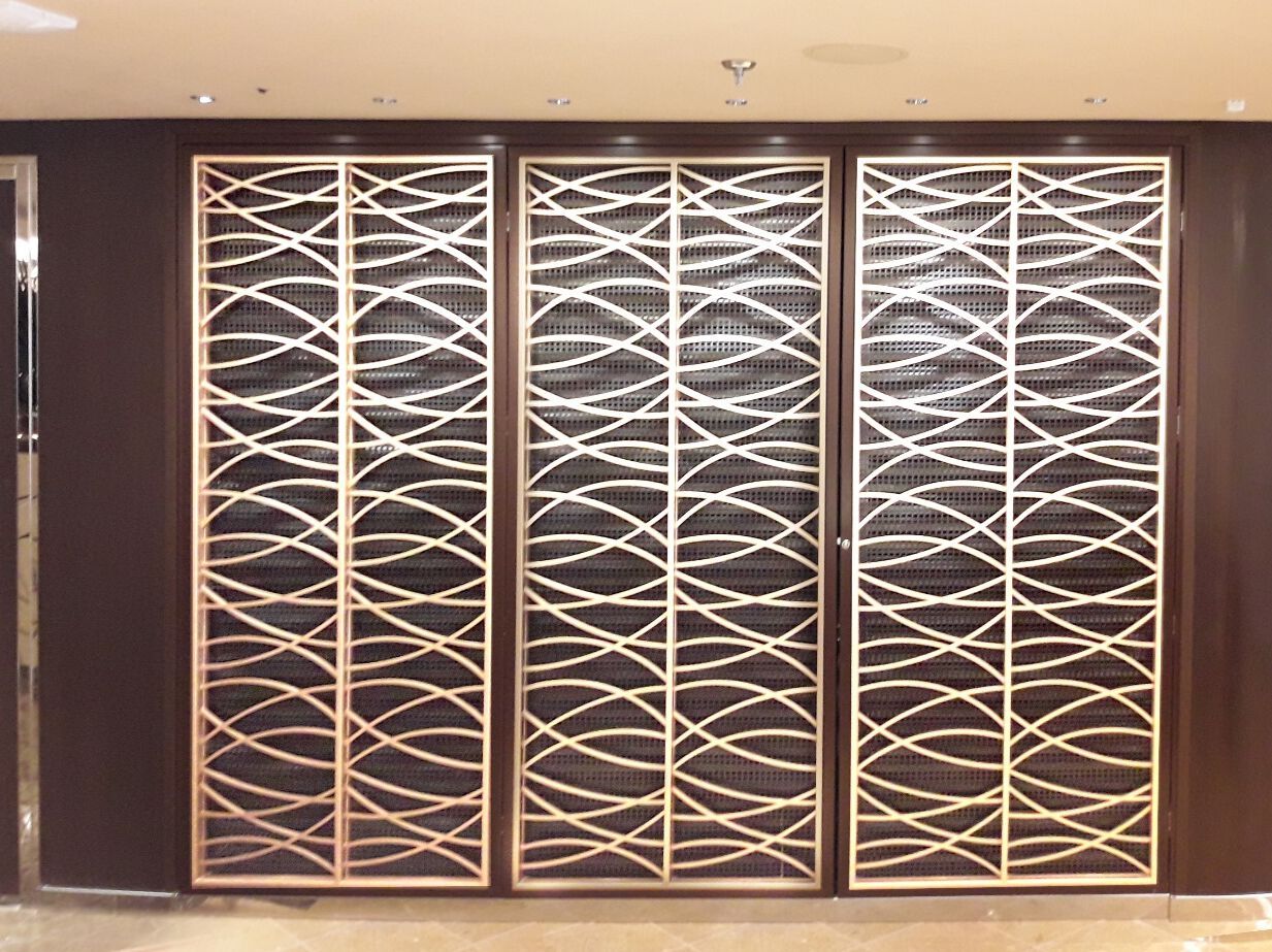 Окрашенная стальная дверь Crestani 2000 INTRECCI ARCH-00130285 - Вид №1