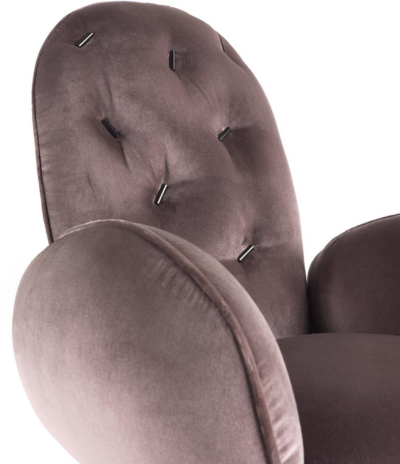 JCP UNIVERSE Мягкое бархатное кресло с подлокотниками sun-id-1367834 - Вид №1