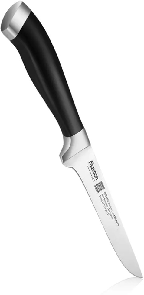 91384556 Нож обвалочный Fissman Elegance 2471 лезвие 15 см цвет черный STLM-0878543