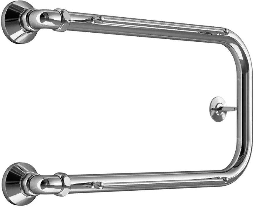 91058890 Полотенцесушитель водяной П-образный Melodia della vita Moon Shelf 50x32 см боковое подключение 1" нержавеющая сталь цвет хром STLM-0939587