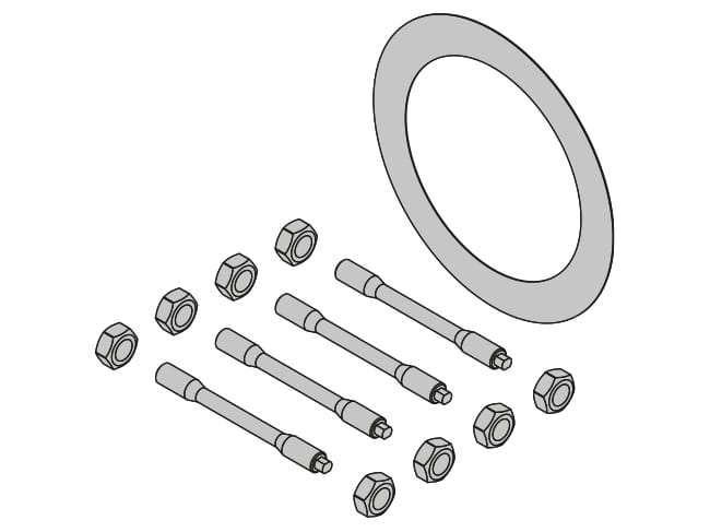 Монтажный комплект для фитинга FIREBAG® фланцевая версия TECO ARCH-00004775 - Вид №1