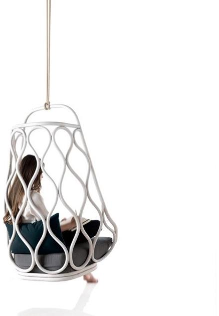 EXPORMIM Подвесное кресло-качалка из ротанга Nautica T060 - Вид №1