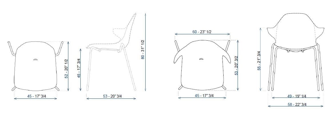 Литой алюминиевый садовый стул ROCHE BOBOIS CHISTERA ARCH-00109770 - Вид №8