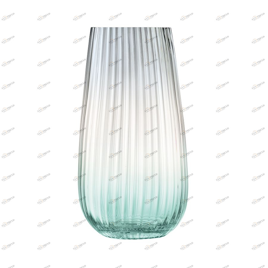 Ваза Dusk 28см зелёная-серая LSA International G140128151