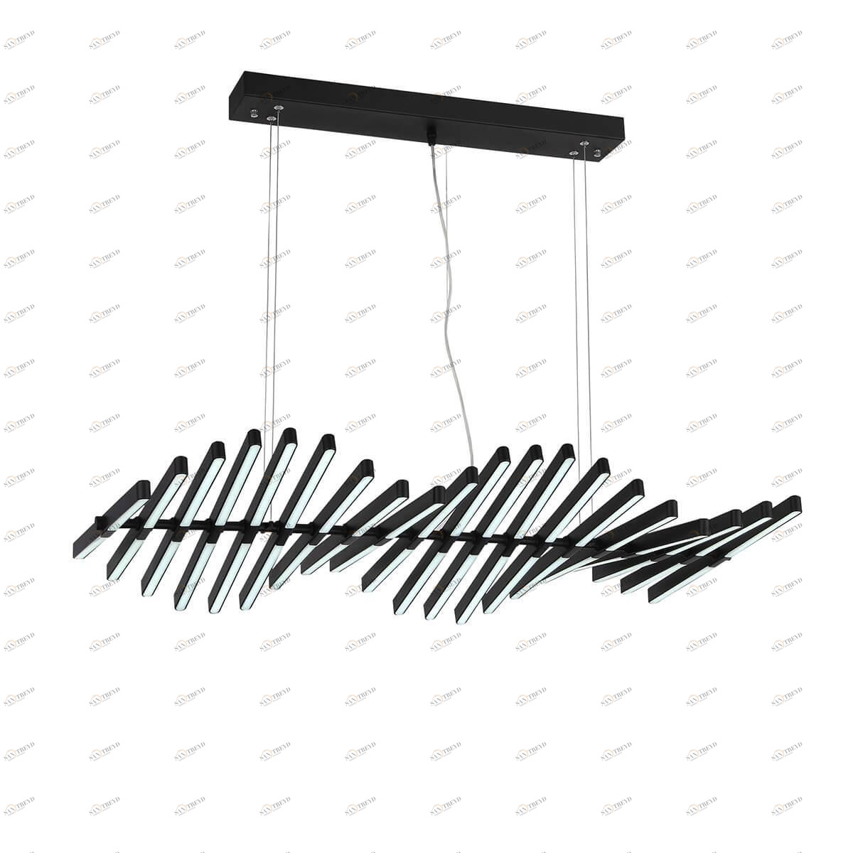 Люстра светодиодная подвесная черная ST Luce Picodi SLD001.403.20 ST LUCE ДИЗАЙНЕРСКИЕ, PICODI 00-3834534 Черный 