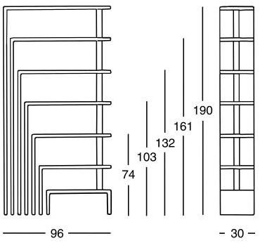 santreyd.com Отдельно стоящий вращающийся книжный шкаф sun-id-1406878 - Вид №1