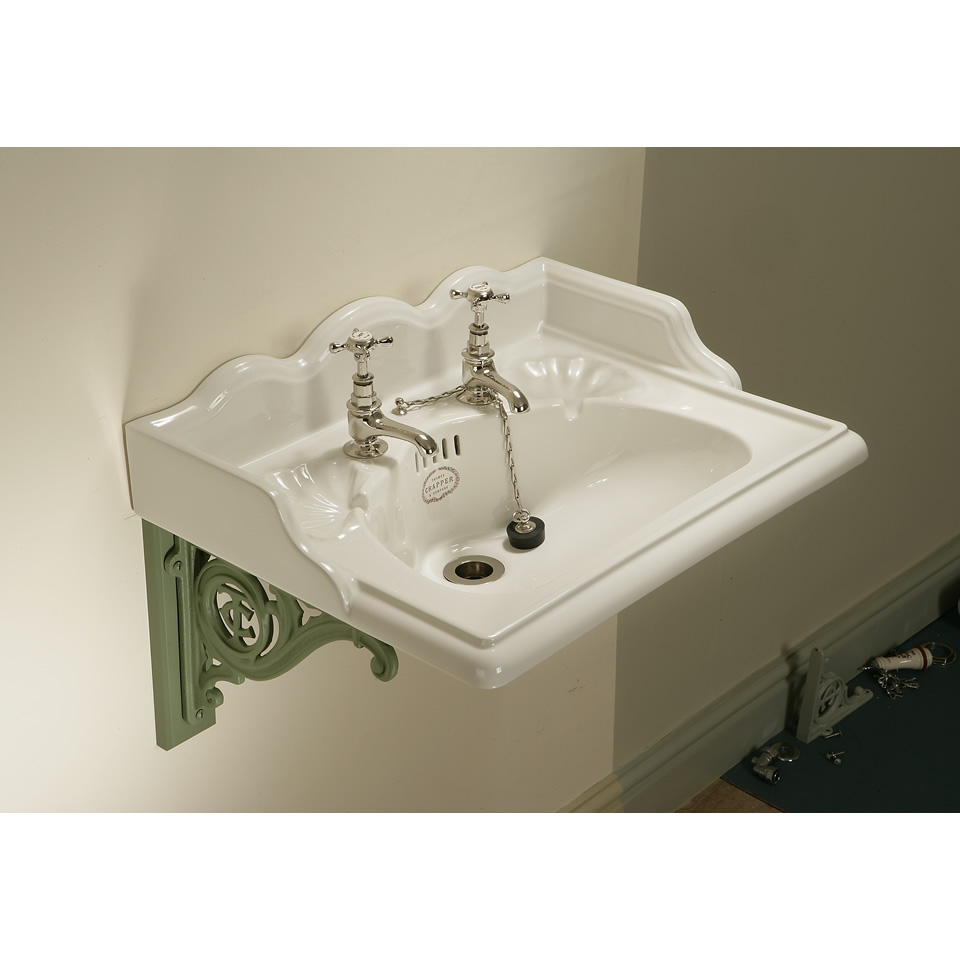 TCMB402S Раковина с двумя летками 560 мм Marlborough Thomas Crapper  - Вид №1