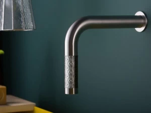 MINA Излив на стену из нержавеющей стали и стекла для умывальника Revitrum 12551