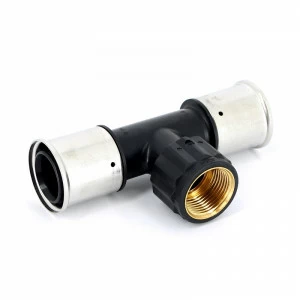 Тройник пресс-В PVDF HENCO 40х1"x40