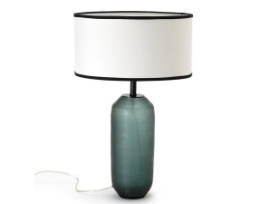 Настольная лампа из дутого стекла