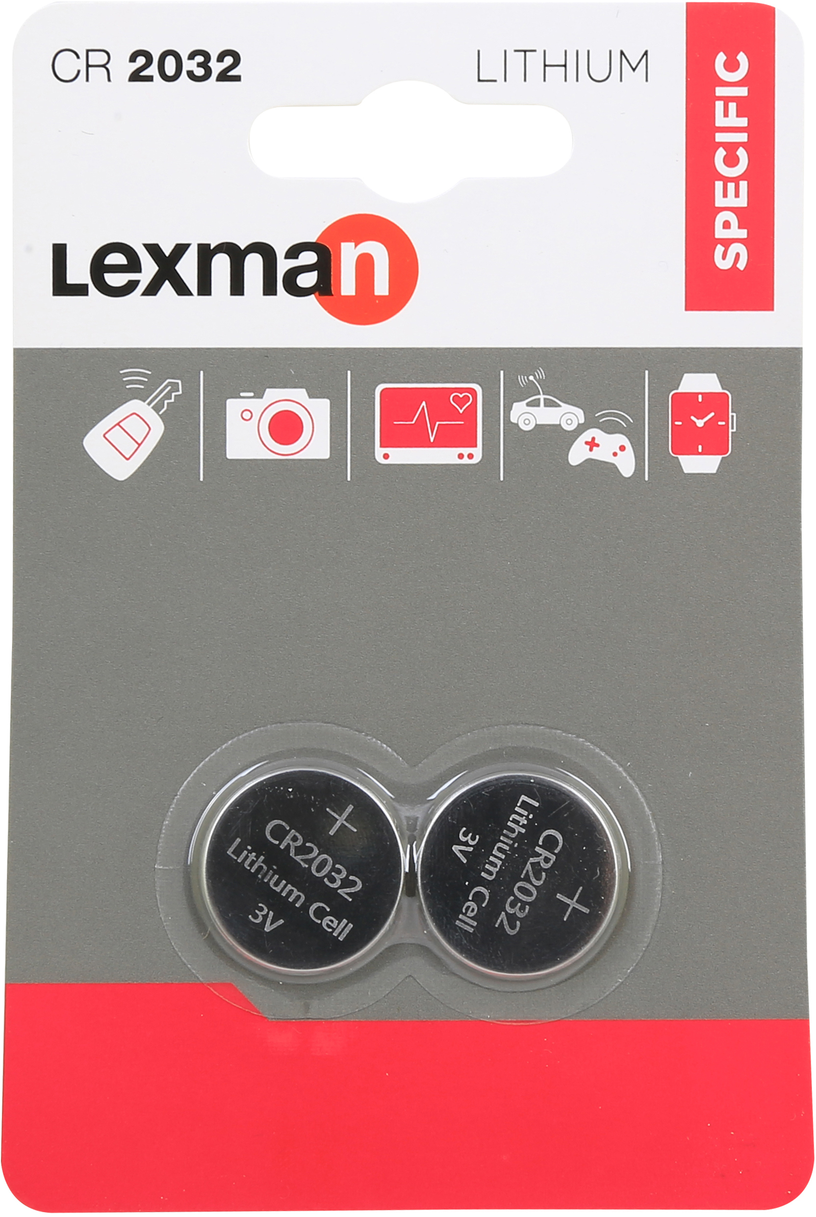82003999 Батарейка литиевая CR2032, 2 шт. STLM-0016968 LEXMAN