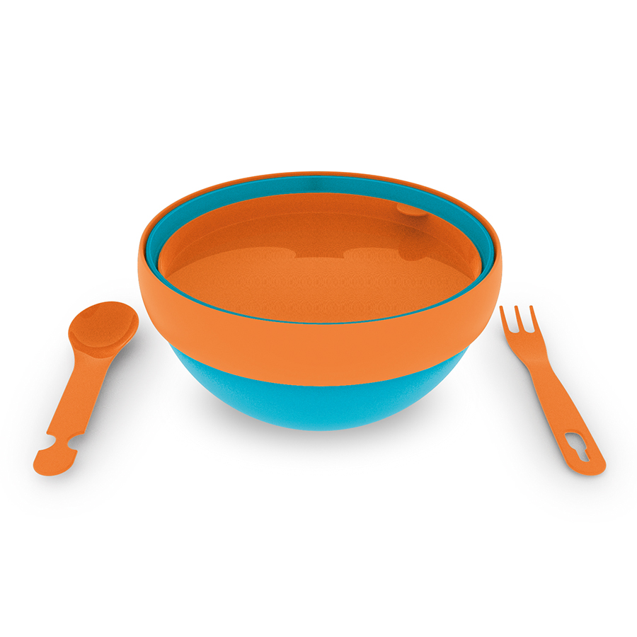 Ланч-бокс Zero Chilled для салатов бирюзовый Guzzini 100101166 - Вид №1