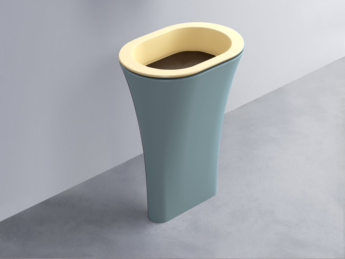 AMLA65-CN+AMPILO-CA+AMCOLO-PL Раковина Amedeo Ovale отдельностоящая cielo Enjoy + Amedeo Ceramica Cielo