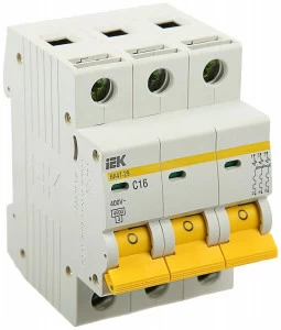 Автоматический выключатель ВА47-29 3Р 10А