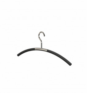 FROST Вешалка 2 "ТРУБКА" » черная / полированная. Нержавеющая сталь Черный / полированный O1135-B