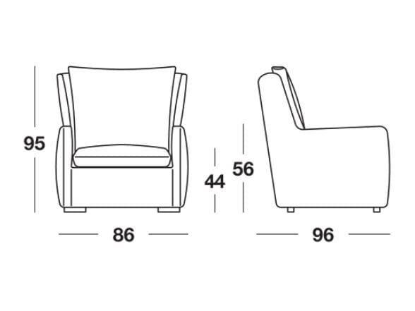 Тканевое кресло Marac FANNY ARCH-00038496 - Вид №4