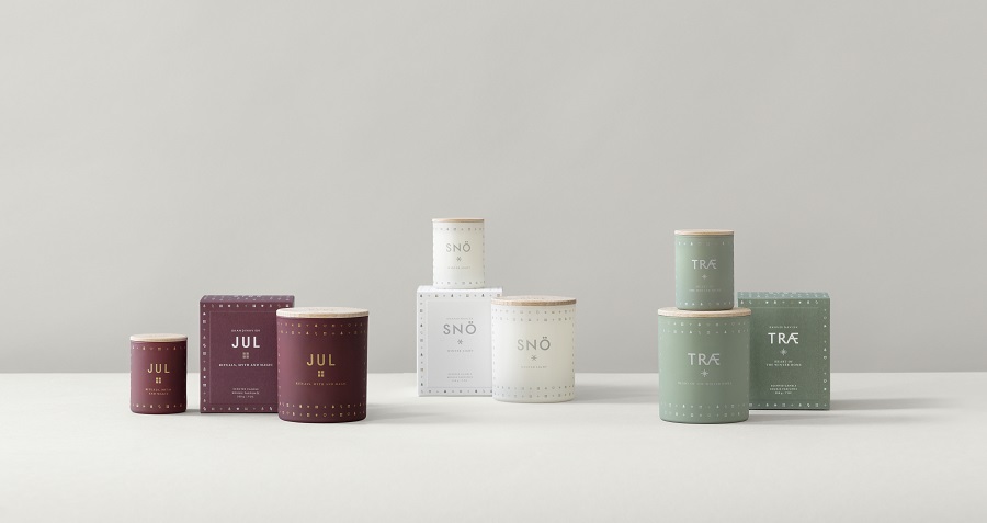 SK1322 Свеча ароматическая jul с крышкой, 60 г S K A N D I N A V I S K  - Вид №1