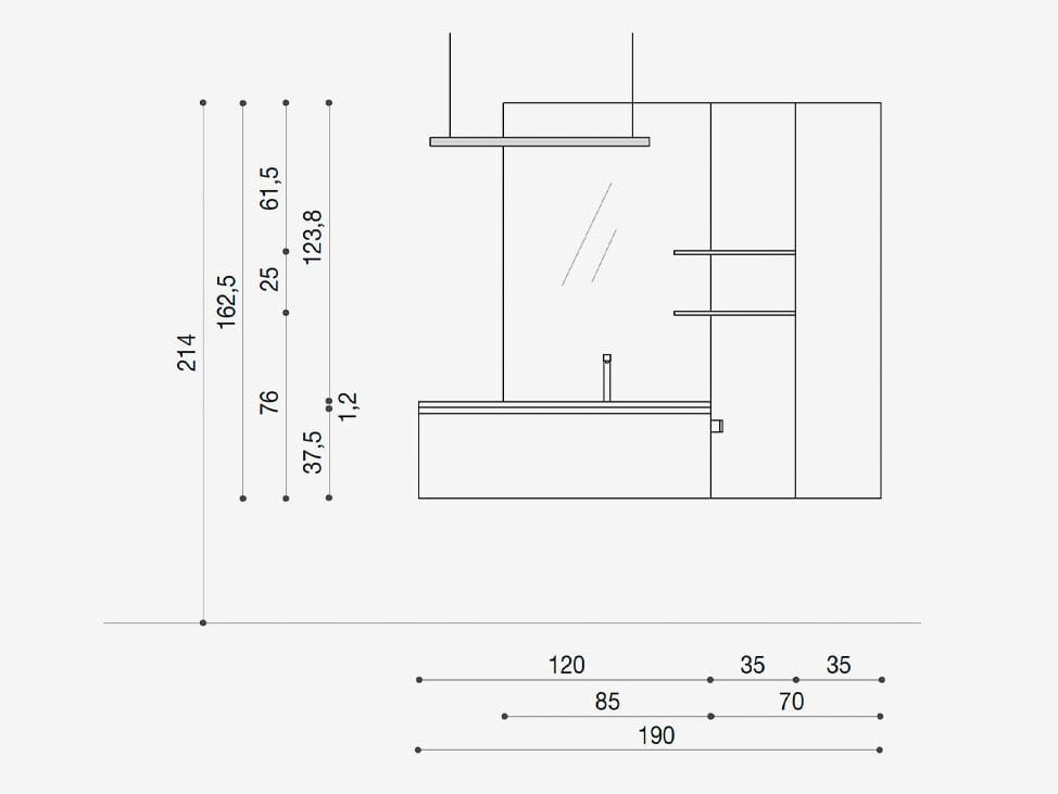 Модульная система ванной комнаты ARCOM ARCH-00133167 - Вид №3