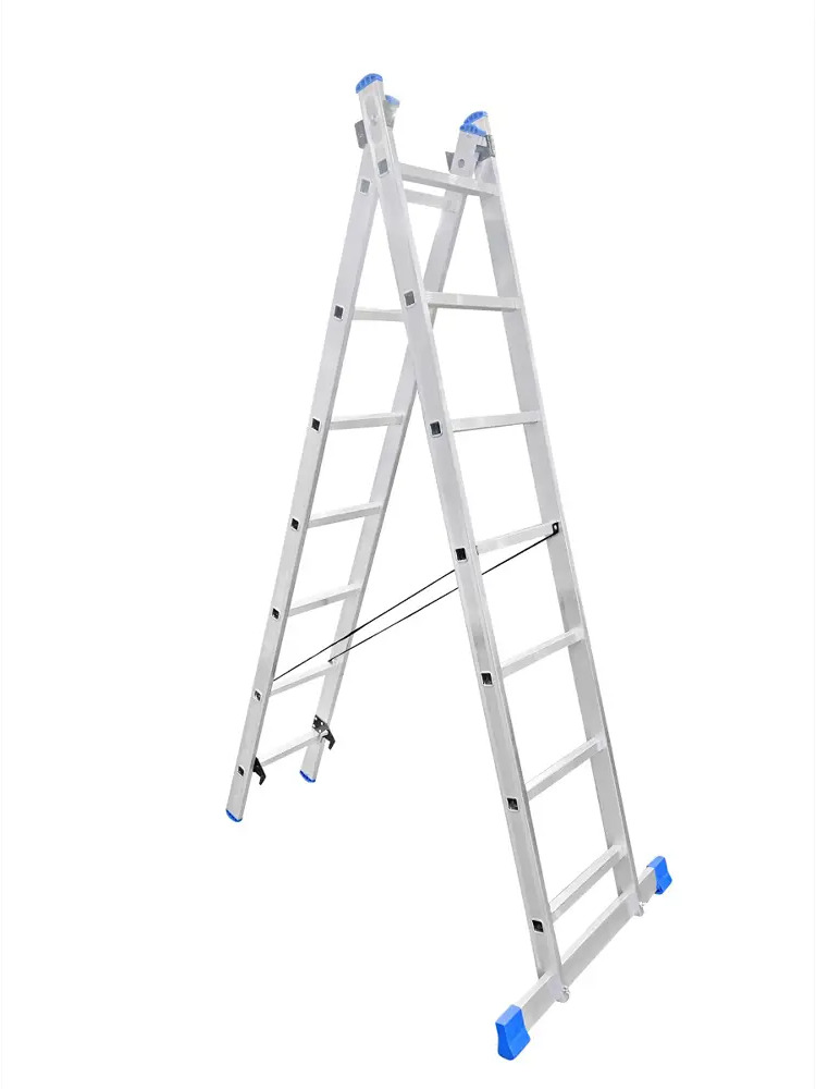 90326812 Лестница раскладная 2-секционная LadderBel 7 ступеней STLM-0185725