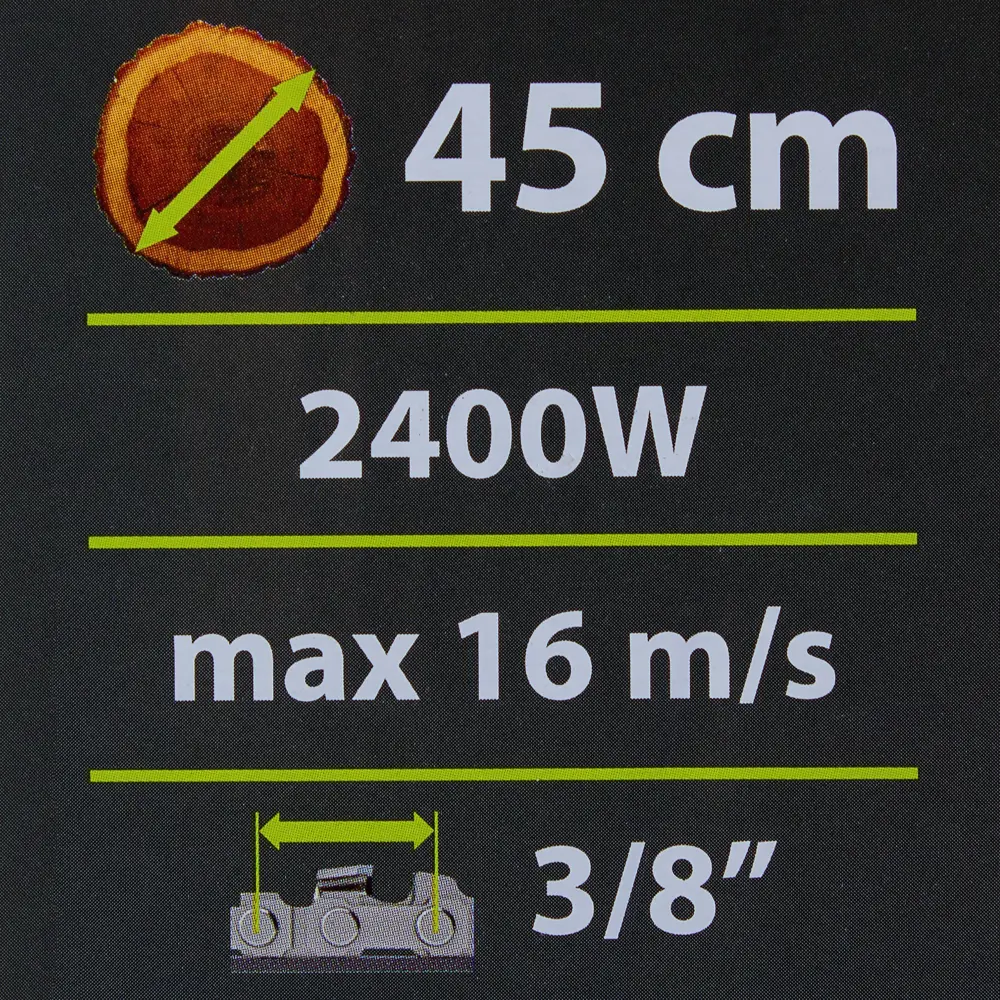 Электропила Sterwins 2400 Вт шина 45 см STLM-2133007 - Вид №12