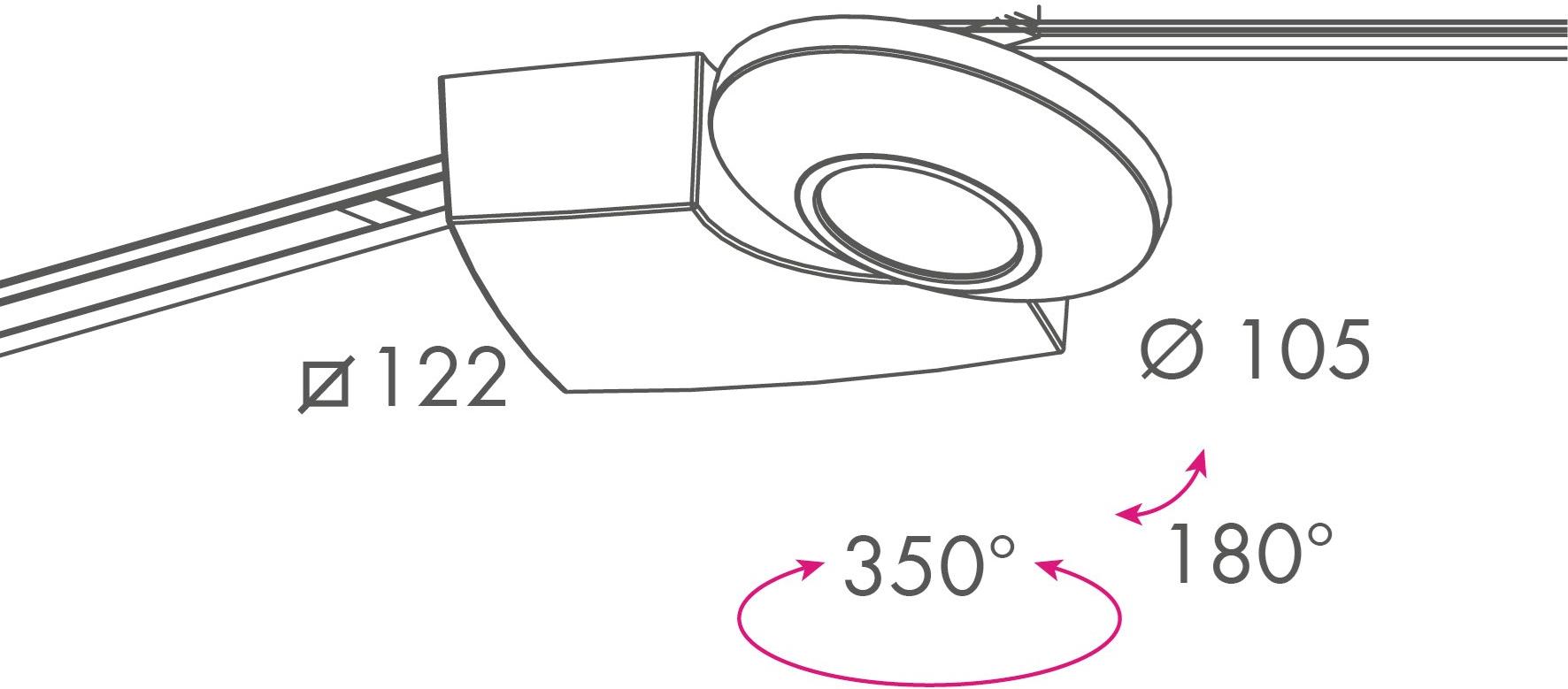 LUNOO Светодиодное освещение направляющих из алюминия с порошковым покрытием Onis sun-id-1396654 - Вид №2